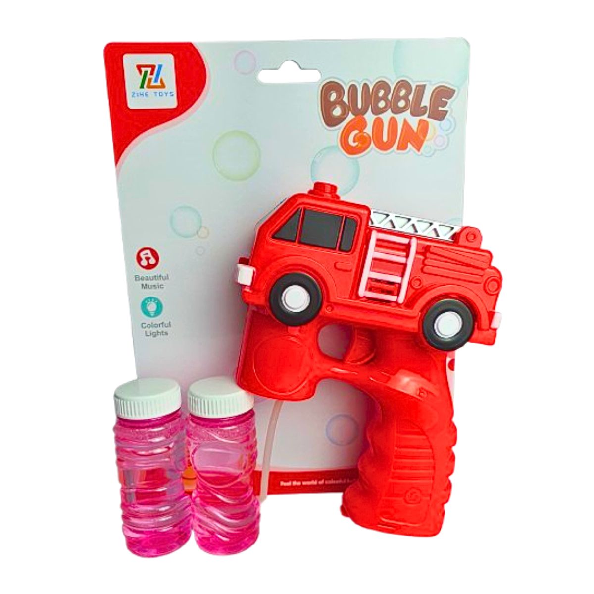 Brinquedo Pistola Lança Bolha Bombeiro Com Som E Luz Brinquedo Pistola Lança Bolha Bombeiro Com Som E Luz